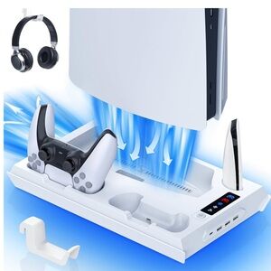 Brand New in Box! Gaming Console Cooling Stand with Controller